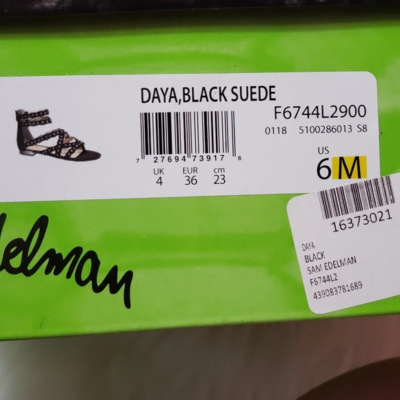 NEW Sam Edelman Daya studded suede sandal - Picture 7 of 7